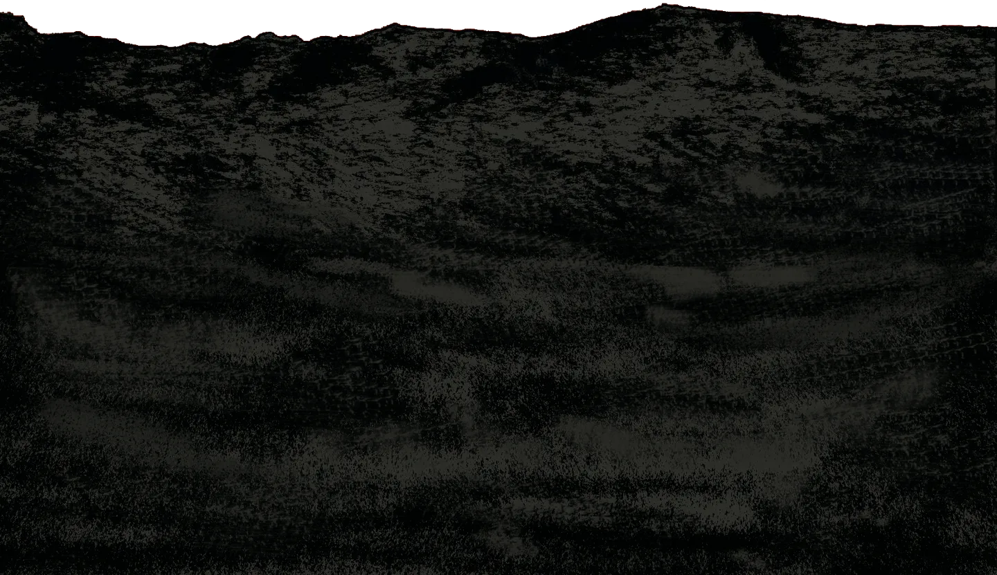 des montagnes sombres